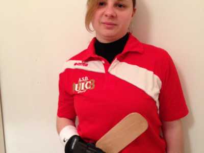 Chiara Di Liddo con la maglia della squadra Asd Uic Bari